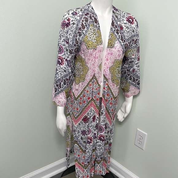 LOFT  long kimono cover up - Picture 1 of 5